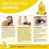 imagePure Cold Pressed Castor Oil  Big 32 fl oz Bottle  Unrefined ampamp Hexane Free  100 Pure Castor Oil for Hair Growth Thicker Eyelashes ampamp Eyebrows Dry Skin Healing Hair Care Joint and Muscle PainCastor