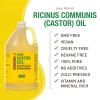 imagePure Cold Pressed Castor Oil  Big 32 fl oz Bottle  Unrefined ampamp Hexane Free  100 Pure Castor Oil for Hair Growth Thicker Eyelashes ampamp Eyebrows Dry Skin Healing Hair Care Joint and Muscle PainCastor