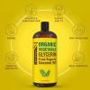 imageSeven Minerals Organic Vegetable Glycerin  Big 32 fl oz Bottle  No Palm Oil Made with Organic Coconut Oil  Therapeutical Grade Glycerine for DIYs  Hair Nails ampamp Skin Moisturizer  NonGmo