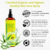 imageSeven Minerals Travel Size Organic Aloe Vera Spray with 100 Pure Aloe From Freshly Cut Aloe Plant Not Powder  No XanthanSo It Absorbs Rapidly With No Sticky Residue 2 fl oz12 Fl Oz Pack of 1