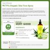 imageSeven Minerals Travel Size Organic Aloe Vera Spray with 100 Pure Aloe From Freshly Cut Aloe Plant Not Powder  No XanthanSo It Absorbs Rapidly With No Sticky Residue 2 fl oz2 Fl Oz Pack of 1