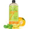 imagePure Castile Soap  No Palm Oil GMOFree  Gentle Liquid Soap For Sensitive Skin ampamp Baby Wash  All Natural Vegan Formula with Organic Carrier Oils 8 Fl Oz An UnscentedMandarin Basil