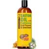 imagePure Cold Pressed Castor Oil  Big 32 fl oz Bottle  Unrefined ampamp Hexane Free  100 Pure Castor Oil for Hair Growth Thicker Eyelashes ampamp Eyebrows Dry Skin Healing Hair Care Joint and Muscle PainFrankincense