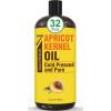 imageSeven Minerals Pure Cold Pressed Apricot Kernel Oil  Big 32 fl oz Bottle  NonGMO Hexane Free Natural ampamp Lightweight Moisturizer for All Skin Types  Perfect Oil for Massage Therapy ampamp Aromatherapy