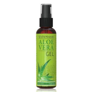 imageSeven Minerals Organic Aloe Vera Gel from freshly cut 100 Pure Aloe  Big 12oz  HighestQuality Texas grown Vegan Unscented  For Face Skin Hair Sunburn relief200 Fl Oz Pack of 1