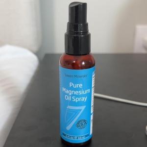 imageSeven Minerals Pure Magnesium Oil Spray with Aloe Vera 12oz  Pharmaceutical USP Grade Highest Strength with Instant Relief for Feet Sleep Muscle Pain ampamp Cramps  Mined in The USAUSP Grade