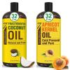 imageSeven Minerals Pure Fractionated Coconut Oil ampamp Pure Apricot Kernel Oil