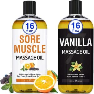 imageSore Muscle Massage Oil ampamp Vanilla Massage Oil